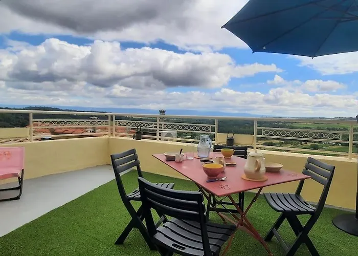 Terrasse Avec Vue-spa-clim Sur Les 2 Niveaux-famille-vacances-week-end *